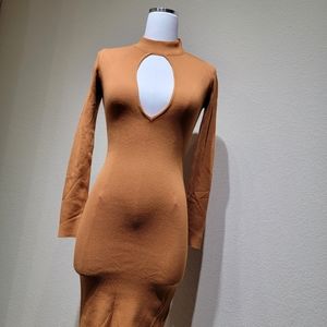 HERA Collection-Orange Dress, Size Sm